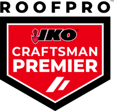 roofpro. iko craftsman premier logo