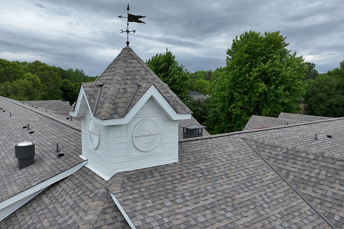 Windvane on a roof