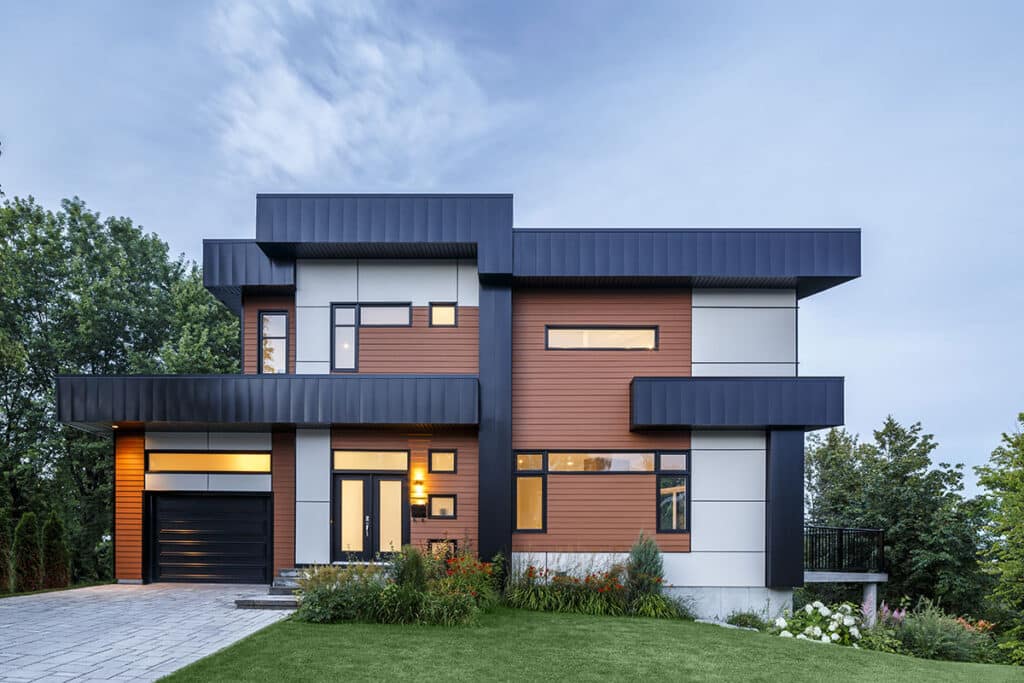 House with James Hardie siding