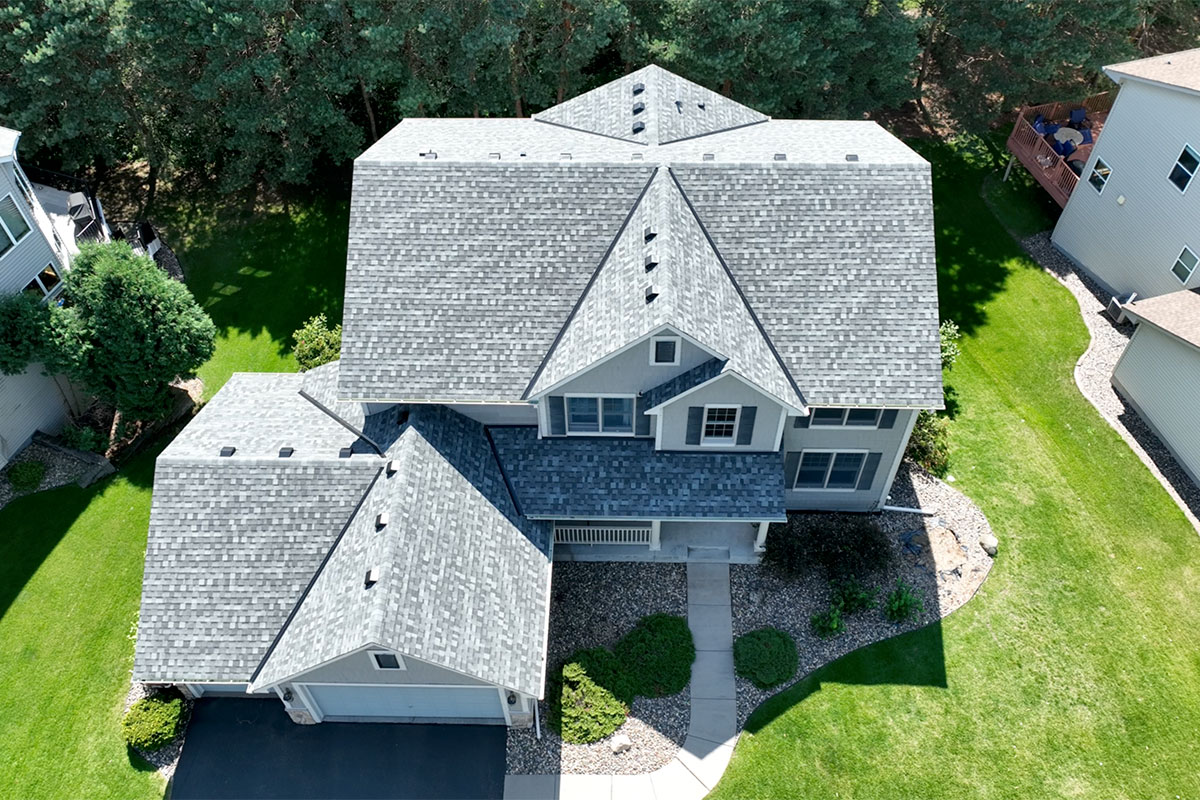 Roof repair by Crown Exteriors