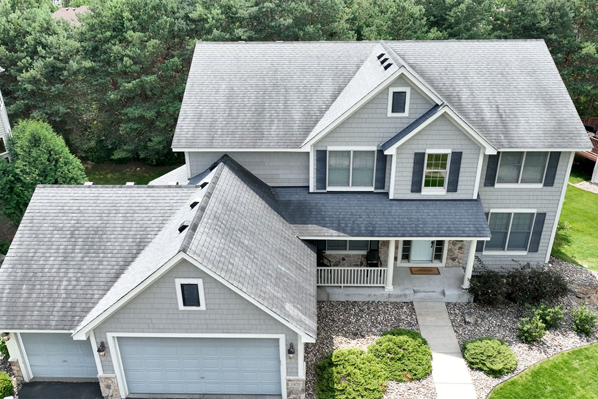 Roof repair by Crown Exteriors