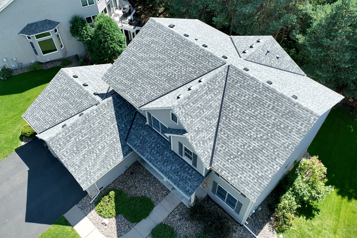 Roof repair by Crown Exteriors