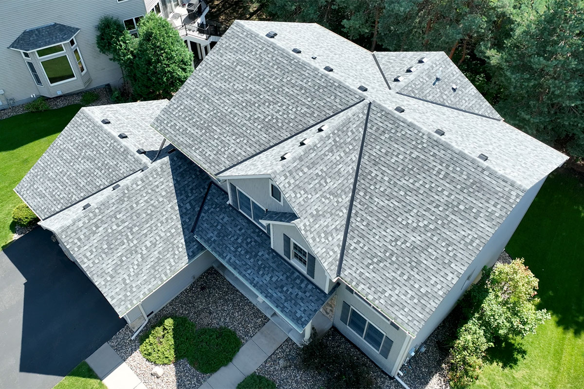Roof repair by Crown Exteriors