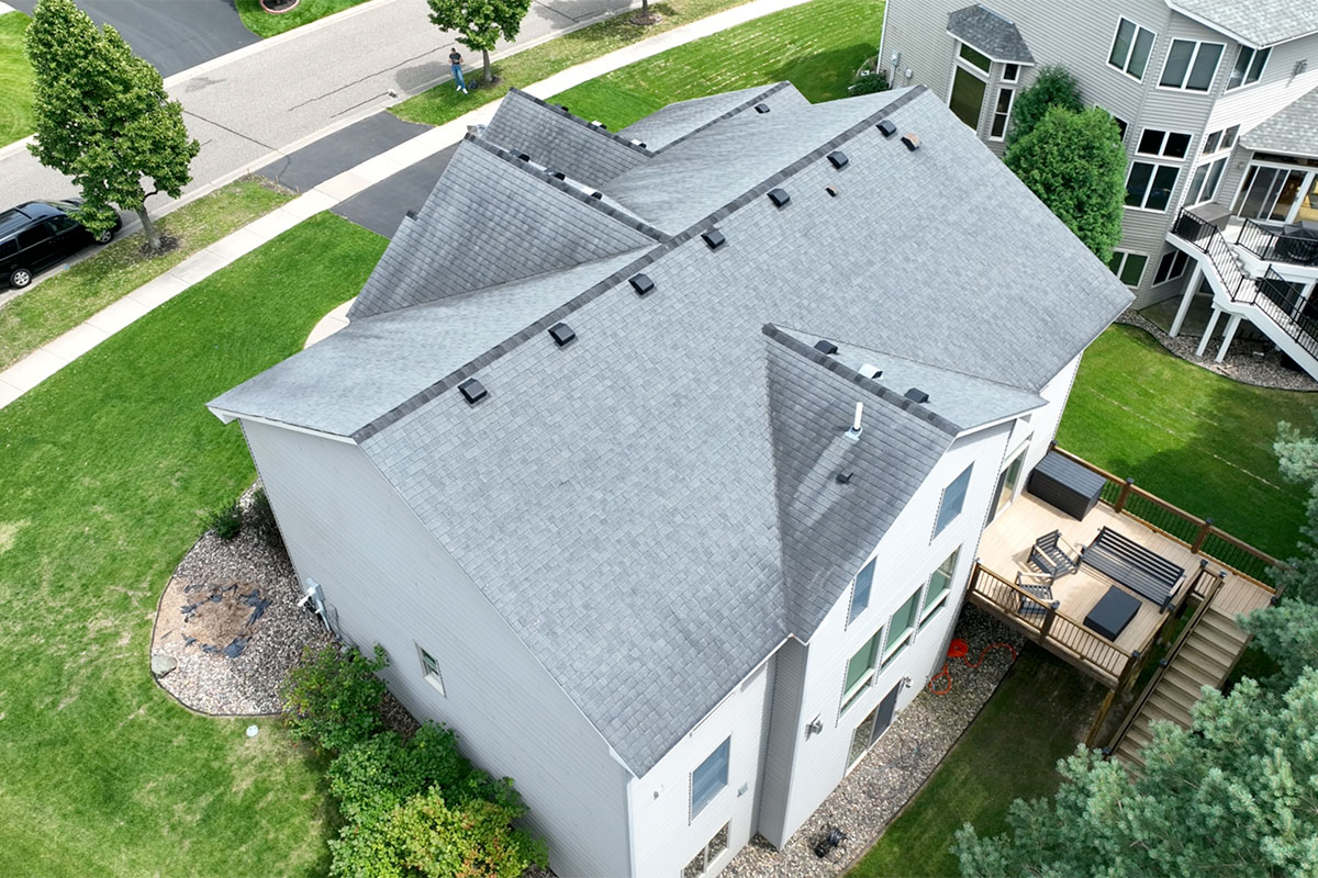 Roof repair by Crown Exteriors