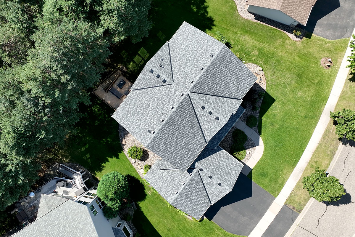 Roof repair by Crown Exteriors