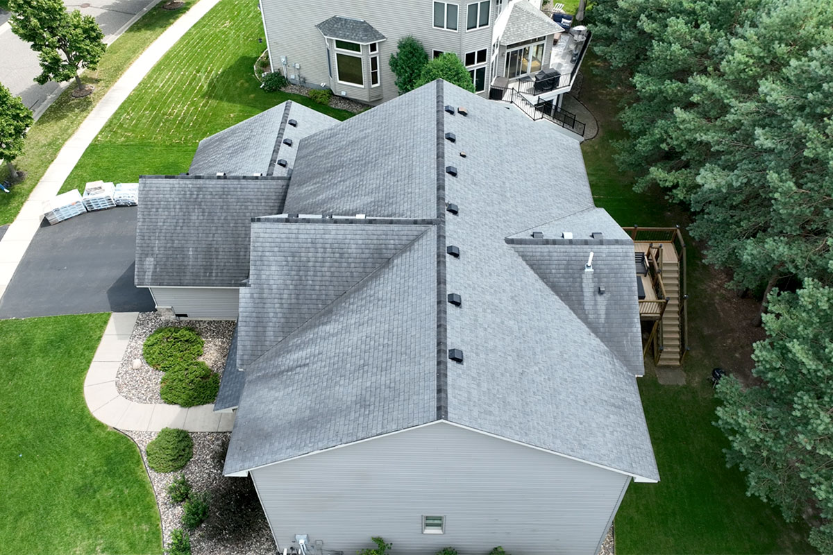 Roof repair by Crown Exteriors