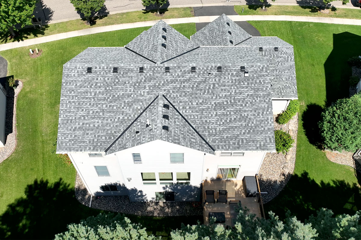 Roof repair by Crown Exteriors