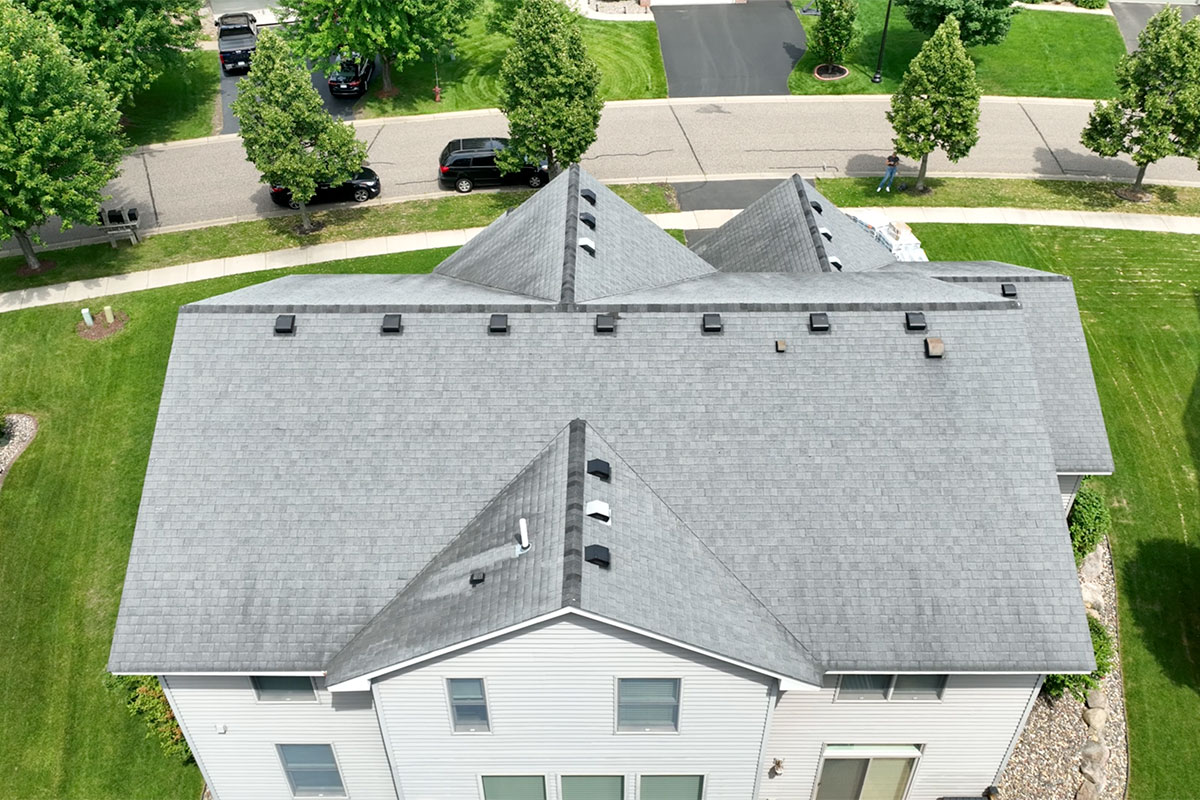 Roof repair by Crown Exteriors